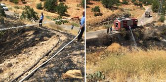 Pistachio field fire in Nizip: One person found dead