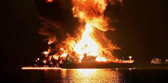 Tension is rising in the Strait of Hormuz! Successive explosions near the tanker.