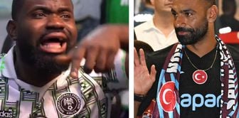 What is this man saying: He uttered insults and profanities against Salah and Trabzonspor.