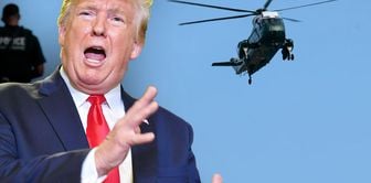Death danger on helicopter carrying Trump! Narrowly escaped.