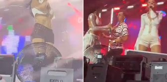 It got chaotic at the Manifest concert! Suddenly someone jumped onto the stage.