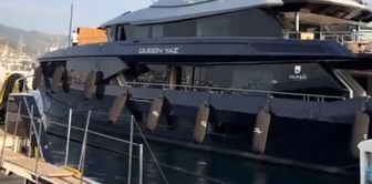 Aziz Yildirim's colossal 2 billion TL yacht was spotted in Bodrum.