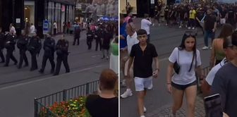 Fenerbahçe fans roared through the streets of France! Police formed a human wall.