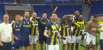 A striking image in Fenerbahçe's victory over Lyon