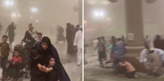 A sandstorm hit Saudi Arabia