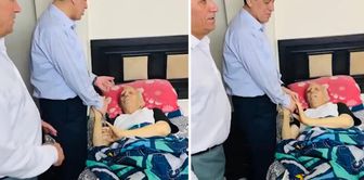 Hospital visit from Mazloum Abdi, appointed as presidential advisor in Syria