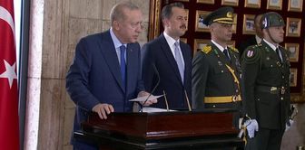 President Erdogan and state officials at Anıtkabir! A message to Netanyahu in the presence of Atatürk.