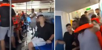 The final moments on the ship that sank off Kyrenia, captured on camera.
