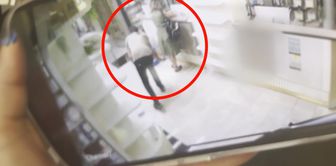 The pharmacist who took a photo up the customer's skirt was caught red-handed by his wife.