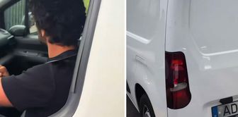 The footballer, who earns 10.8 million euros annually, went to training in a commercial vehicle.