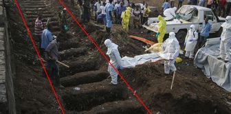 The second largest pandemic in world history! There are thousands of dead, graves dug side by side