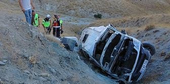 Minibus rolled into a cliff in Elazığ: There are injured