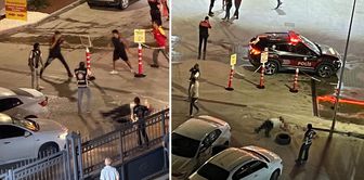 The pirate taxi driver, a retired police officer, first shot the police officer who issued the fine, then shot himself.