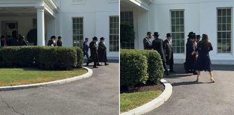A first in 47 years from Trump! He hosted Hasidic Jewish religious leaders at the White House.