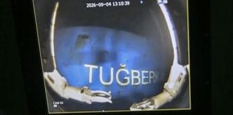 The ship 'Tugberk Imamoglu', which sank in the accident off the coast of Silivri, was filmed underwater.