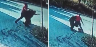 Attack with kicks and punches on a disabled citizen in Adana! Moments that dried up consciences captured on camera