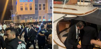 Serdal Adalı went from the derby to a wedding by boat! Surprise bonus at night