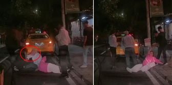 Taxi driver horror in Istanbul! He kicked an elderly man in the face, and a woman was dragged on the ground.