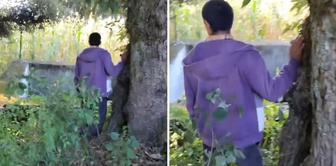 He went to the place where he heard strange sounds and was shocked by the scene he saw.