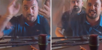 Driver who threatened midibus driver in traffic in Bağcılar caught on camera