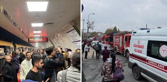 Frightening explosion on the Üsküdar-Sultanbeyli metro! It was suddenly covered in smoke.