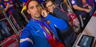 Barcelona fans were astonished by what they saw in the stadium.