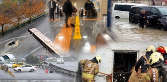 A downpour struck Istanbul! Roads turned into lakes, vehicles were stranded, subways were flooded.