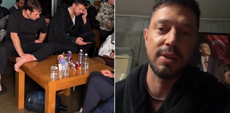 Rescue teams are in action for Murat Boz and Demet Özdemir.