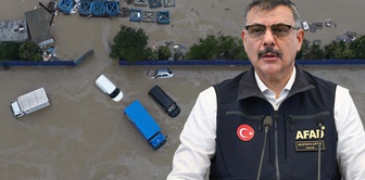 Minister Çiftçi announced the flood toll: 272 kg of rainfall, 2,727 people rescued, 2 deaths.