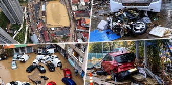 The images are horrifying! The toll of the flood disaster became clear at daybreak.