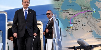 The plane's name is also striking! It has been revealed how the Israeli President passed through Turkish airspace.