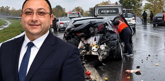 Terrible accident on the highway! Üsküdar Deputy Mayor Dündar Ziya Gültekin was also in the vehicle.