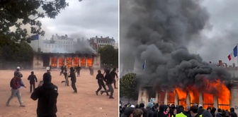 Protests intensified in France! A historic building was set on fire, the town hall was stormed.