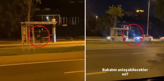 Footage from Turkey! Prostitution negotiations are taking place in the heart of the city.