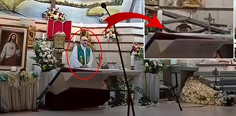 Такой смерти ещё не видели! Последние минуты монаха на камере.