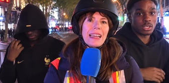 A blood-chilling threat live on air in France