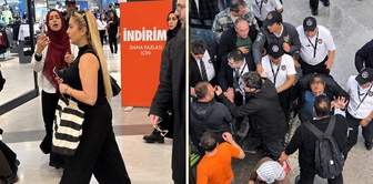 Chaos broke out at a shopping mall in Istanbul! The woman, an Israeli citizen, was protested.