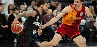 Beşiktaş beat Galatasaray in the basketball derby.