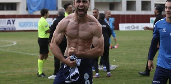 The 21-year-old footballer's goal celebration caused a stir.