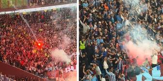 Undesirable scenes in the first match after the away ban was lifted