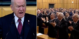 Words from Bahçeli that brought the hall to its feet! Party members gave a standing ovation.