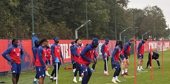 Final rehearsal in Lille before the Galatasaray match! No star players