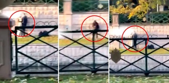 The footage is from Turkey! They turned the city's landmark into a 'make-out' area.