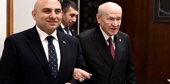 Bahçeli hosted Azerbaijani Ambassador Rashad Aslanov.