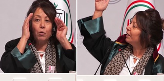 Interesting moments in the Istanbul Bar Association elections: a presidential candidate took the podium and sang a folk song.