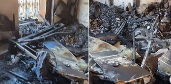 The footage is from Paris! During the protests, they turned the house into a ruin.