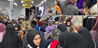 A stampede occurred in Sultangazi due to an affordable clothing campaign.