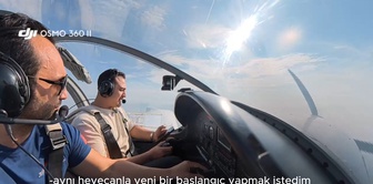 Marriage proposal in the sky in Bursa! He asked over the radio from two separate planes: Will you marry me?
