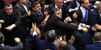 Fistfight in the Armenian Parliament