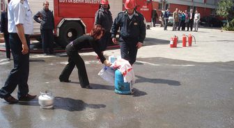 Mersin İl Milli Eğitim Müdürlüğü'nde Afet Tatbikatı